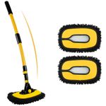 Adjustable Telescopic Car Wash Brush Kit Mop Long Handle Vehicle Cleaning Tool