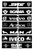 BESPOKE TRUCK,TRAILER & VAN FULL WIDTH REAR MUDFLAP, SCANIA,VOLVO,DAF,MERCEDES,