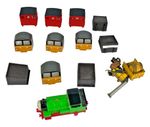 Job Lot Of Mixed Loco Items Cab Breakdown Crane Coach Body Spares Model Unboxed