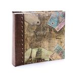 Old World Map Series Travel Memo Photo Album 200 photos 6x4"/ 10x15cm