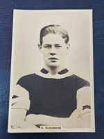 FOOTBALL : PINNACE CABINET 1922 cigarette card #1114 G BLACKBURN Aston Villa
