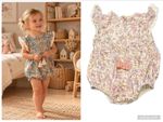 Louise Misha Mayalia Romper Baby Girl 9 Months Floral Tassel Lace Crochet Cotton