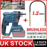 Handheld Cordless Concrete Vibrator Vibrating Poker for Makita 18V No Battery UK