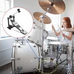 Single Kick Drum Pedal for Bass Drum, Foot Pedal for Metal and Rock Instrument