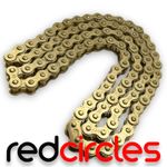 96 LINK 420 KMC PIT BIKE GOLD DRIVE CHAIN 140cc 160cc PITBIKE