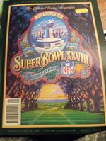 SUPER BOWL XXVIII - Atlanta Official Game Program - 30/01/1994 