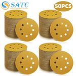 125mm Sanding Discs 5 inch SATC Orbital Sandpaper Hook & Loop Pads BEST PRICE UK