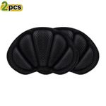 4pcs Back of Heel Cushion Inserts Mesh Heel Grips Pads for Boots Loose Shoes