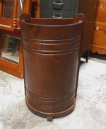 ANTIQUE REPRODUCTION OAK STICK STAND / UMBRELLA STAND          FREE UK POSTAGE