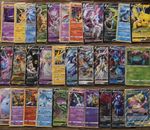 500 Pokémon Cards Bundle | 5 EX/V + 60 Holos | 100 Sleeves | Collection Gift
