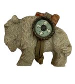 Vintage United Design Corp Native Storytellers Lakota Buffalo Souvenir Magnet