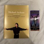 Michael Jackson King of Pop Brochure 2009 Official Tribute + Holographic Ticket
