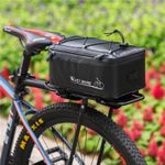 WEST BIKING Waterproof Bike Pannier Trunk Bag Bicycle Rear Rack Pack Bag 4L