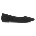 Lilley Womens Shoes Black Adults Ladies Ballerina Pointed Toe Cushioned SIZE