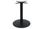 black premium cast iron table base dining restaurant cafe pub - round