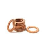 10X M10 BRAKE CALIPER HOSE BANJO BOLT COPPER CRUSH SEALING WASHERS BBF3211X10A
