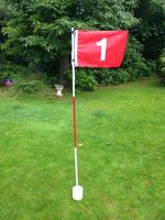 JL Golf backyard garden set Flag cup hole pin putting green stick pole