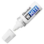 Pentel White 100W Multi-Purpose Permanent Marker Pen Pack Of 12
