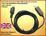 SCU-20 USB Programming Data Cable for Yaesu FTM-500D 510 FTM-6000  FTM-150RASP