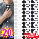 5-20pcs Shirt Collar Extender Button Buckle Adjustable Neck Extension Tool