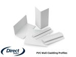 Full System Wall Cladding Profiles - Joiners / Capping / Angles / Corners -White