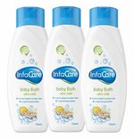 InfaCare Ultra Mild Baby Bath 750ml Bottles Triple Pack (3 Units)