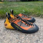La Sportiva Men's Climbing Shoes EU 40 Orange Yellow Black Grey