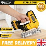 UK 2 IN 1 Cordless Nail Gun 18GA Brad Nailer w/ 1000 Nails + Battery & Charger