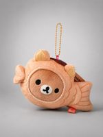Rilakkuma Taiyaki Fish Plush Keychain Bag Charm BNWT San-X Japan 2025 14cm 