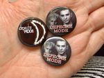Depeche Mode 3 x Pin Badges Electronic Music New Wave 1980s