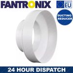 6 to 4 Inch Ducting Reducer Pipe Coupler for Fans, Cooker Hood, Dryer Ventilatio