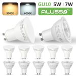 1-100Pack LED GU10 Light Bulbs 5W 7W Warm Cool Day White Spot Down light 230V UK