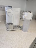 Nespresso Gran Lattissima 19 Bar Capsule Coffee Machine White/Silver