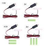 AA BATTERY CONVERTER TO USB / TYPE C, INPUT 5V 2A DUMMY BATTERIES 1 2 3 4 DC