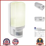 Weather Resistant Outdoor Wall Light with Adjustable PIR Sensor for Security