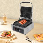 NEW Commercial 1800W Electric Sandwich Panini Press Grill Sandwich Maker Machine