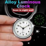Car Gauge Clock Luminous Interior Quartz Analog Watch Auto Dashboard Clocks