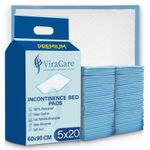 100 x Premium Incontinence Bed Pads | Disposable Bed Pads | Size 60x90cm | 