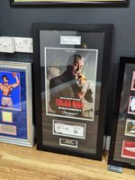 Sylvester Stallone Tulsa king Signed Display Authenticated With Ticket & Cutter