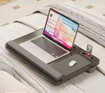 Portable Laptop Lap Desk Tray Cushion Lightweight Stand Mouse Pad Wrist Rest UK