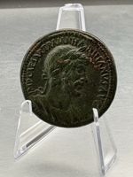 117-122 AD Hadrian Roman Bronze Sestertius 26.84g 36.7mm Green Patina