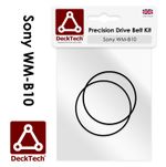 DeckTech™ Replacement Belt Kit for Sony Walkman WM-B10 WMB10 | Rubber Drive Belt