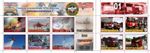 Stamp sheet+block complete 01 Russia Avia Forest Firefighters 2008