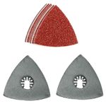 Multitool Sanding Pad Set for For Bosch Makita Aldi Terrex ParKside Universal