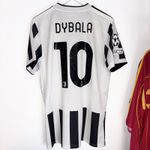 Juventus 2021/2022 Adidas Home Shirt Dybala #10 UCL Men’s Large