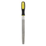 8" 80Grits Diamond Coated File Half Round Files Tools with Handle Metal Grinding
