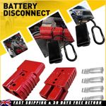 2 set Plug Quick Connector 175A Winch Trailer Battery Connect Wire Anderson-type