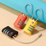 TSA Approved Colorful Code Lock Travel Luggage Password Padlock Cabinet UK