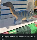 Holztiger Plesiosaurus Wooden Dinosaur Toy Figure, Pre-School, MPN 80334