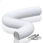 Hon&Guan 100mm Flexible PVC Ventilation Hose Ducting Pipe  for Air Conditioning